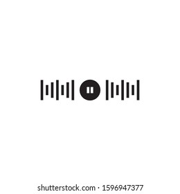 Music logo template vector icon design