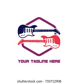 music logo with text space for your slogan / tagline. vector illustration

