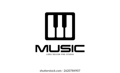 Music Logo typography with icon designed. Music Logo typography with icon designed. 