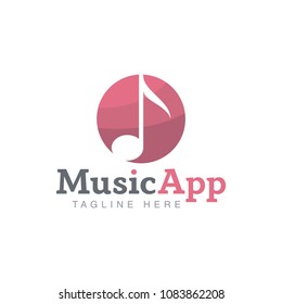 Music logo vector