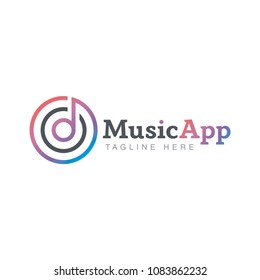 Music logo vector