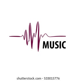 Music logo, vector