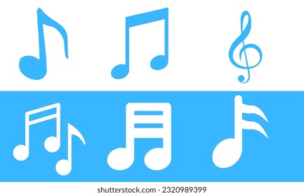 Music logo vector design illustration