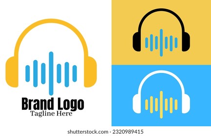 Music logo vector design illustration