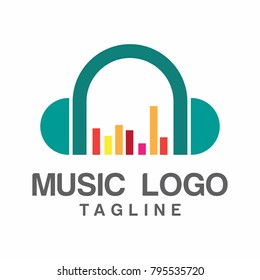 Music Logo Vector Icon Stock Vector Template