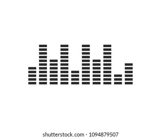 music logo vector icon template