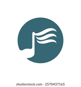 Music Logo Vector Icon Template Illustration