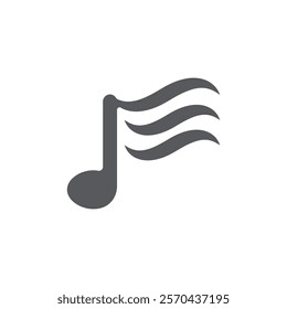 Music Logo Vector Icon Template Illustration
