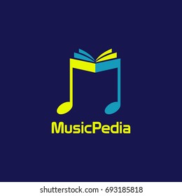 Music logo - vector Illustration