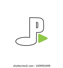 MUSIC LOGO VECTOR ILUSTRATION TEMPLATE