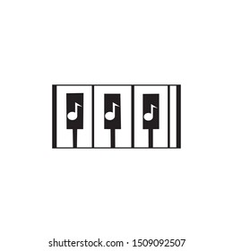 MUSIC LOGO VECTOR ILUSTRATION TEMPLATE