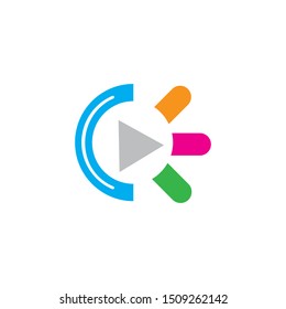 MUSIC LOGO VECTOR ILUSTRATION TEMPLATE