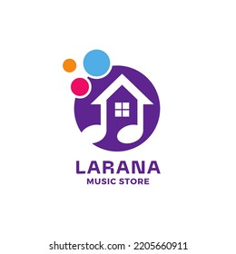 music logo vector image, tone, with elegant colors, top view. perfect for backgrounds, social media, bands and record companies