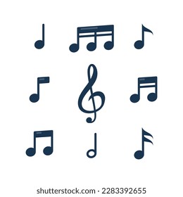 Music Logo Vector Template Design Illustration