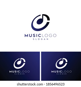 Music Logo-Abstract Music Logo Design