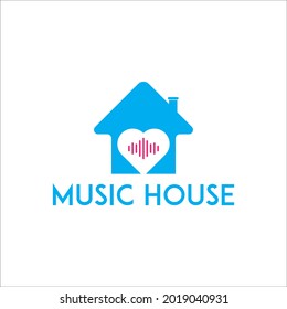 Music Lover, House Music Logo Design