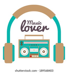 Music Lover Vector Illustration