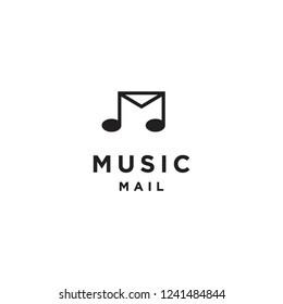 music mail logo icon template