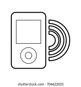music media player isolated icon