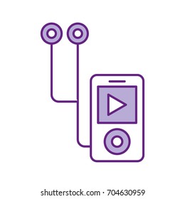 music media player isolated icon