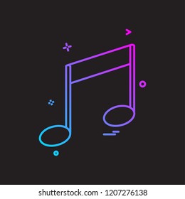 music media sound icon vector design