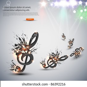 Music Melody Background