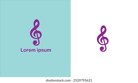  Music Melody Harmony Tunes unique logo design illustration