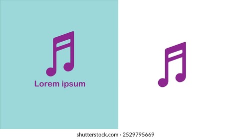  Music Melody Harmony Tunes unique logo design illustration