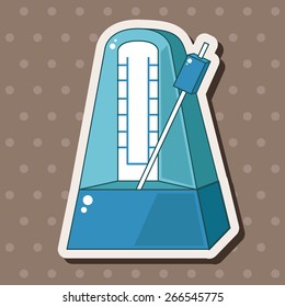 music Metronome theme elements vector,eps