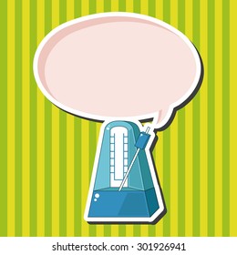 music Metronome theme elements vector,eps