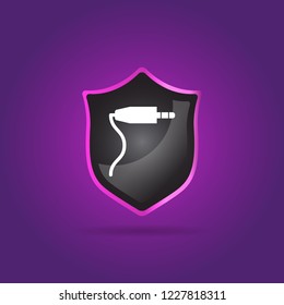 Music midi plug icon