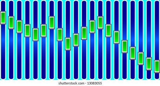 Music mixer illustration