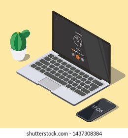 Music modern app user interface design. - Vector