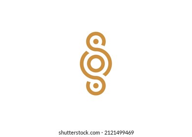 Music Monoline Symbol Logo Vector