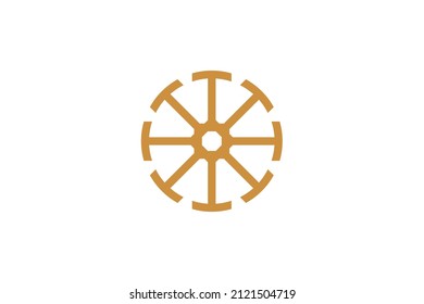Musik-Monoline-Symbol-Logo-Vektor