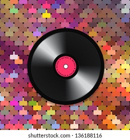 Music mosaic background