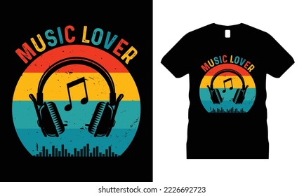 Music Motivational T-shirt Design vector. Use for T-Shirt, mugs, stickers, etc.