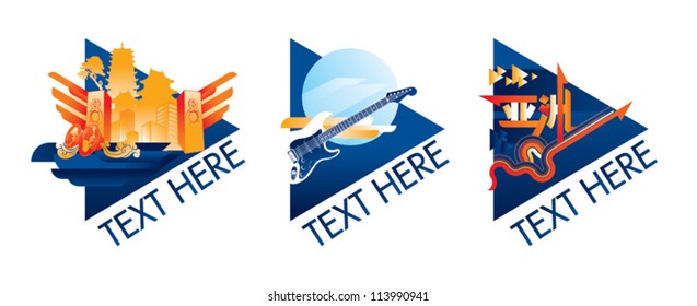 music moving forward icon