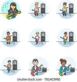  Music- Multicolor Icon Set