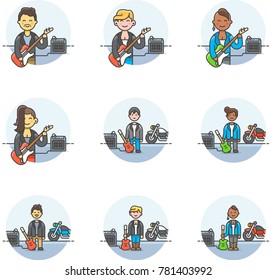  Music- Multicolor Icon Set