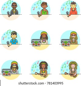  Music- Multicolor Icon Set