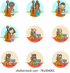  Music- Multicolor Icon Set