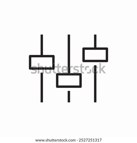 music multimedia control panel icon sign vector