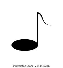 Music Notation Icon. Sing, Music Symbol.