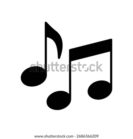 Music notation icons for music art lessons