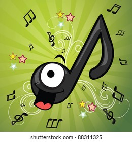 Funny Musical Note Symbol Images Stock Photos Vectors Shutterstock