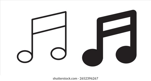 Ícone de Melodia de Áudio de Anotação Musical
