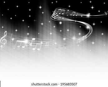 Music note background