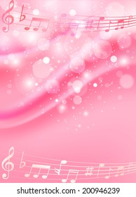 Music note background