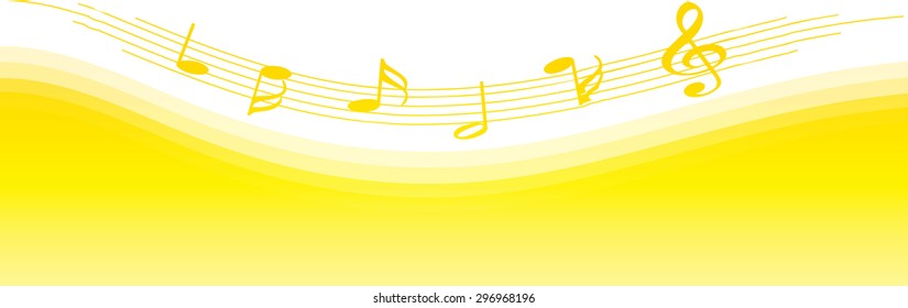 music note with background